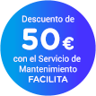 icono descuento 100€ Facilita