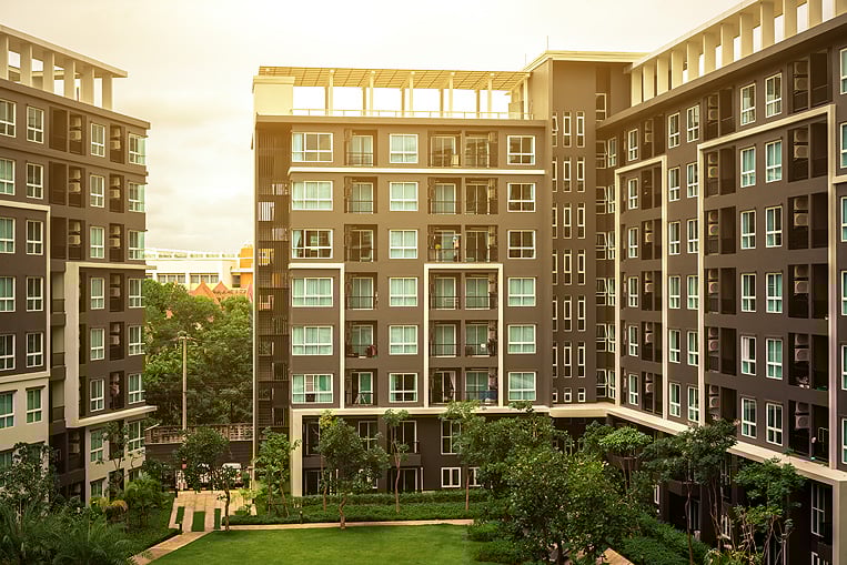 Edificios de una comunidad de vecinos