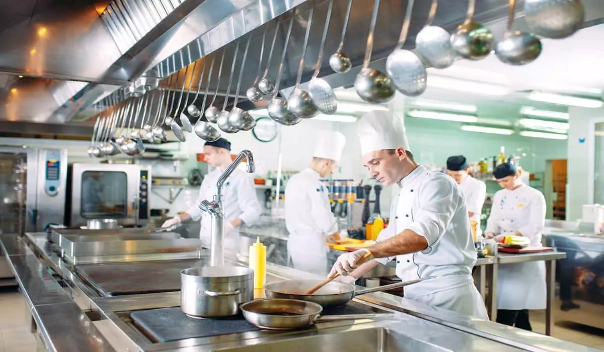 consumo de luz en un restaurante