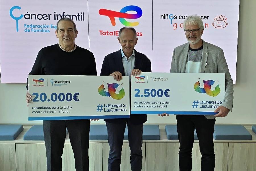 totalenergies entrega 22.500€ de donaciones a la federación española de familias de cáncer infantil