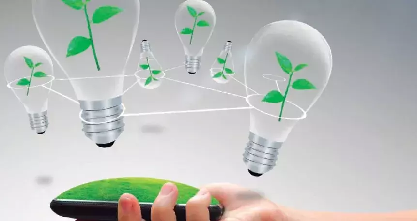 Bombillas representando la eficiencia energética y la sostenibilidad